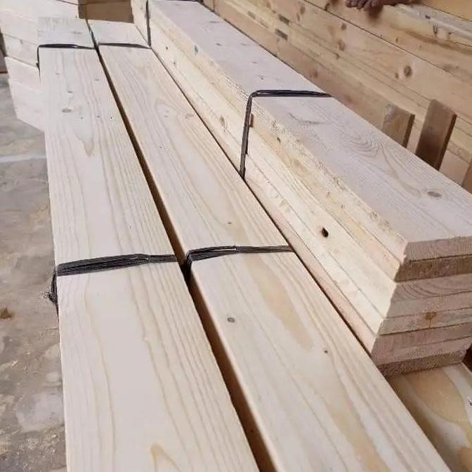 PAPAN SOLID KAYU JATI BELANDA/PINUS KAYU BARU BUKAN EX PALET SUDAH KERING OVEN
