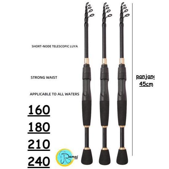 Telescopic Fishing Rod Ultralight Spinning/Casting Fishing Rod Carbon Fiber Fishing Tackle