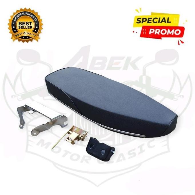 Jok C70 Slim Tipis Fullset Pangkon + Engsel + Kunci Jok