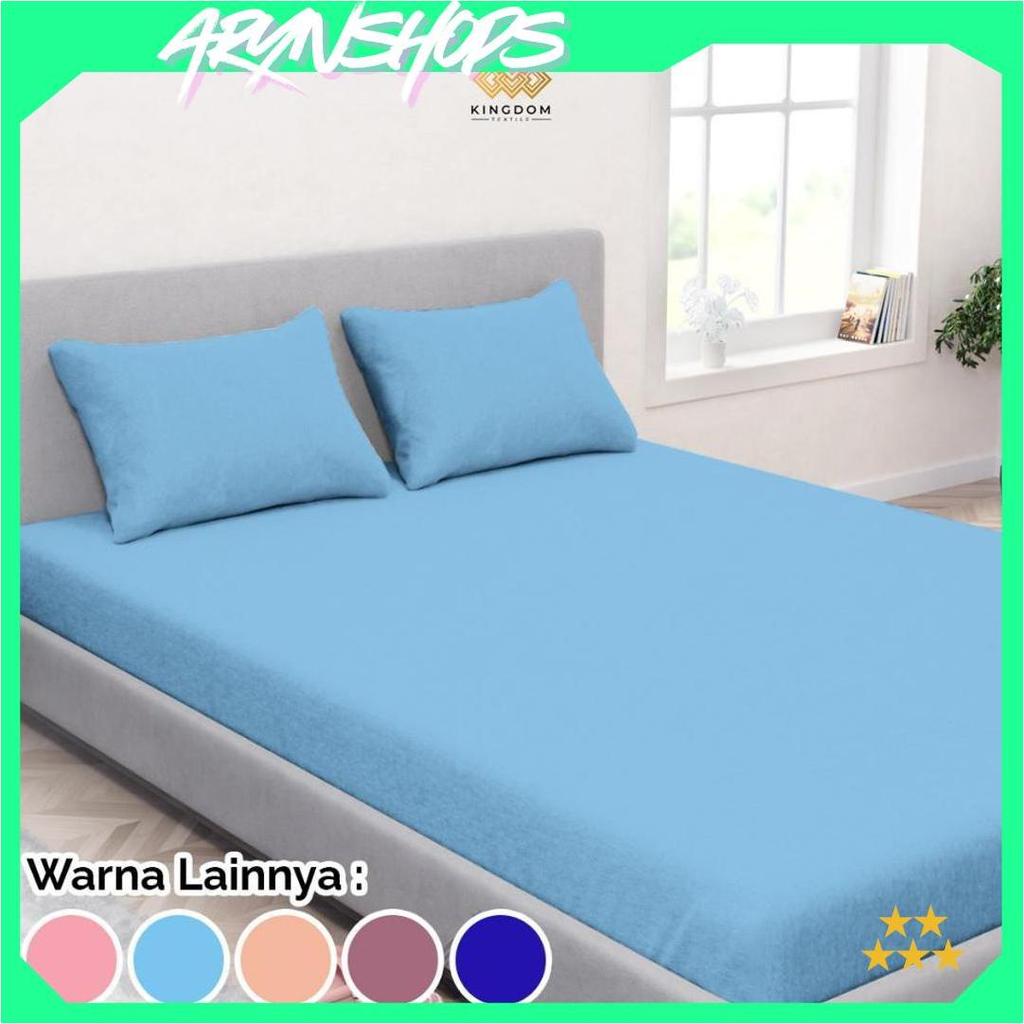 Sprei Seprei Seprai Set Murah Katun Polos Aesthetic 90x200/100x200/120x200/160x200/180x200/200x200 S