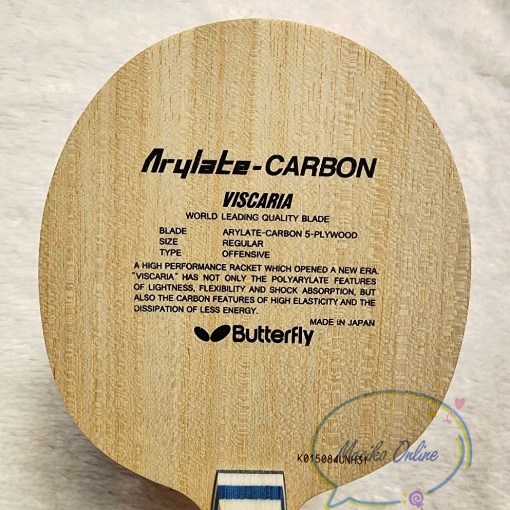 Bet Tenis Meja Butterfly Viscaria FL FISHSCALE ORIGINAL