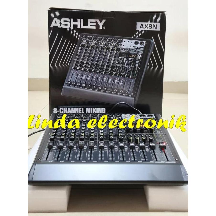 Musica- Mixer Audio Ashley Ax8N 8 Channel Product Ashley