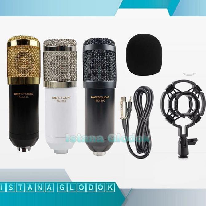 Musica- Paket Recording Smule Mic Condenser Bm800 Taffre Full Set