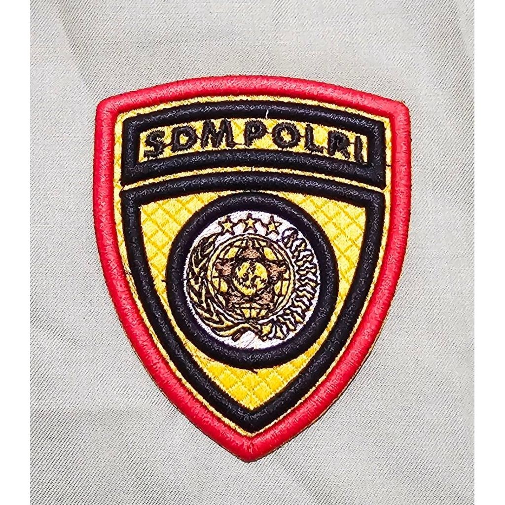 bordir timbul sdm polri