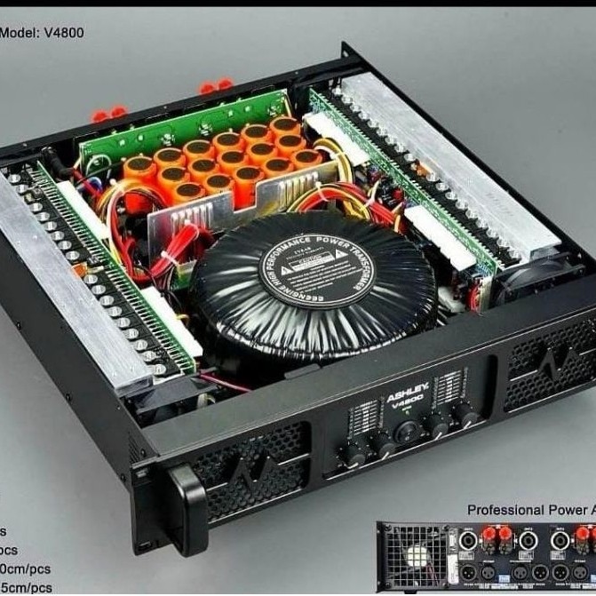 Power Ashley 4 Channel Model V4800. Ashley V4800