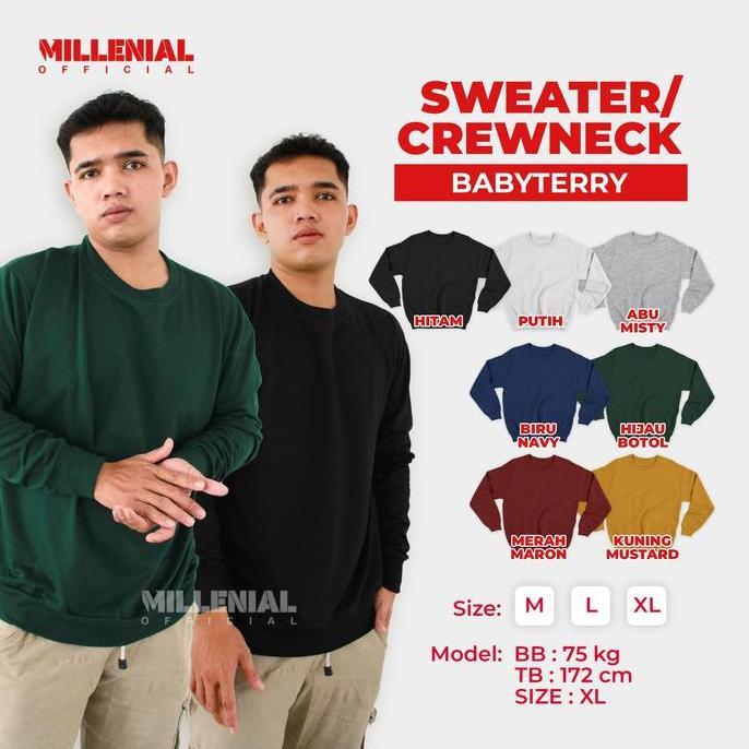 BASIC SWEATER POLOS / SWEATER PRIA & WANITA