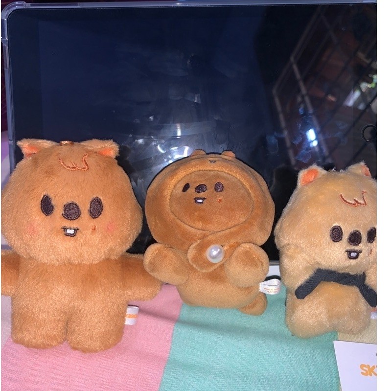 SKZOO STANDING PLUSH KEYRING LYING MAGNET PLUSH KEYRING HANQUOKKA PRELOVED