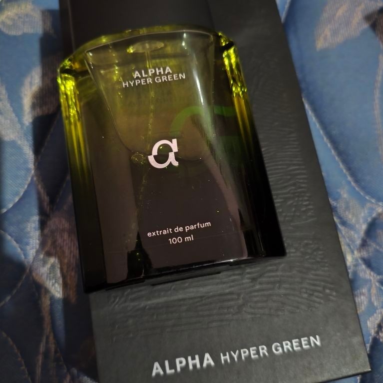 preloved parfum pria hmns alpha hyper green 100ml