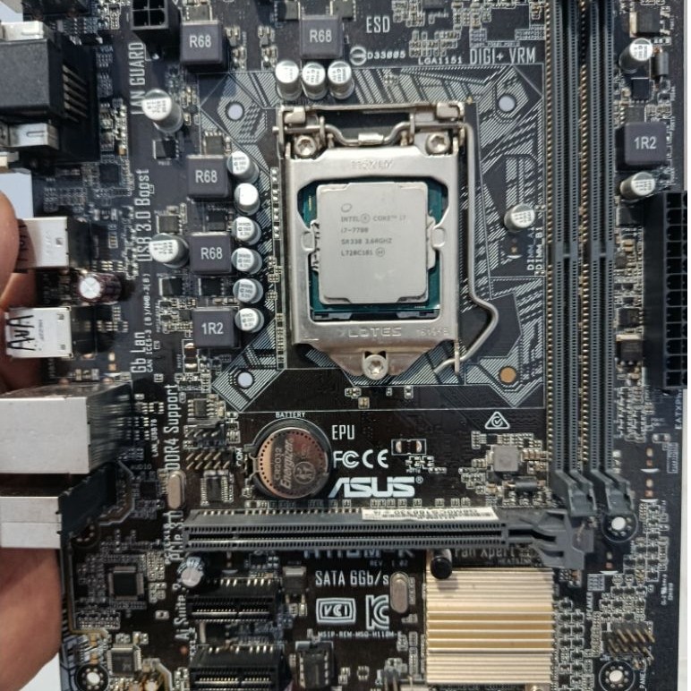 Core i7 7700 + mobo H110m-k