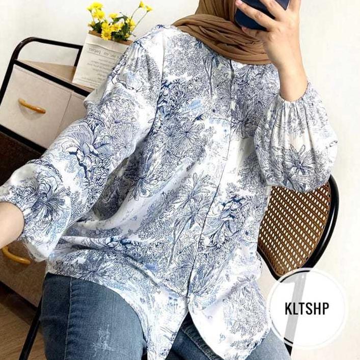 Diskon Ootd Kemeja Rayon Motif Kekinian - Kemeja Kancing Aktif - Kemeja Rayon Motif - Kemeja Casual 