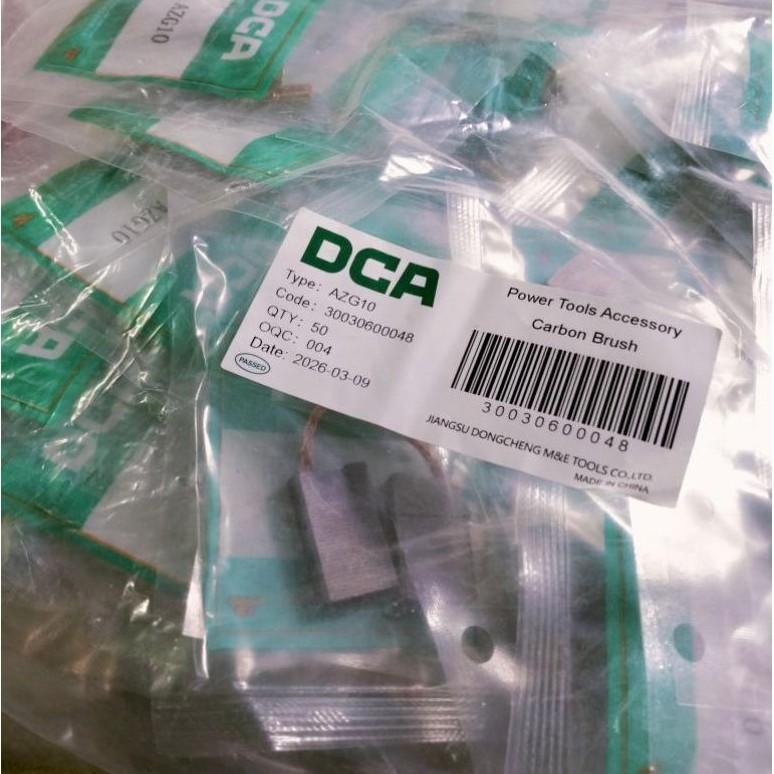 Carbon Brush AZG10 AZG 10 DCA 1set CB mesin Jack the AZG10 DCA