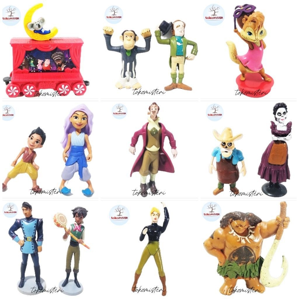 Celengan Treasure Planet Prof Porter Tarzan Lion King Naga Quest Camelot Raya Last Dragon Moana Elen