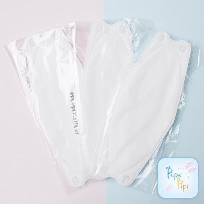 Masker 4D Duckbill Vpro Dewasa Non Medis 4Ply Earloop Polos Disposable (TERBAIK) (TERBARU) (TERMURAH