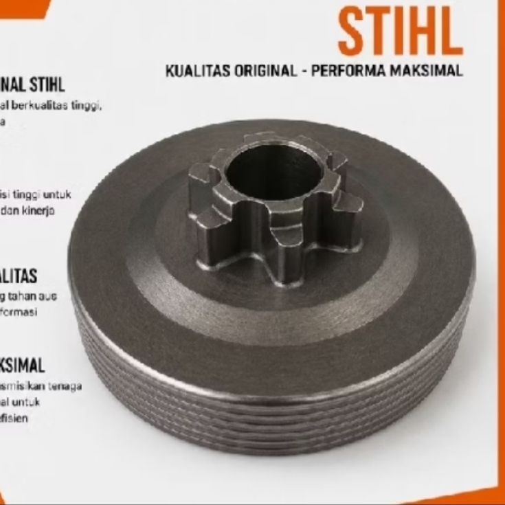 Sprocket Bintang Chainsaw 5200 / 5800 STIHL / Rumah Kampas Chainsaw STIHL