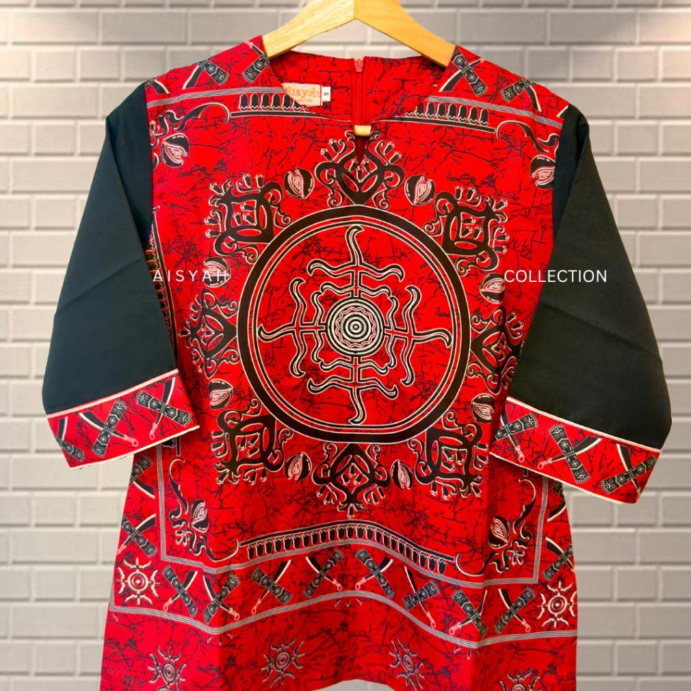Paling Dicari Aisyah Collection Atasan Lenso Adat Maluku Motif  | Baju Cele Ambon | Batik Maluku