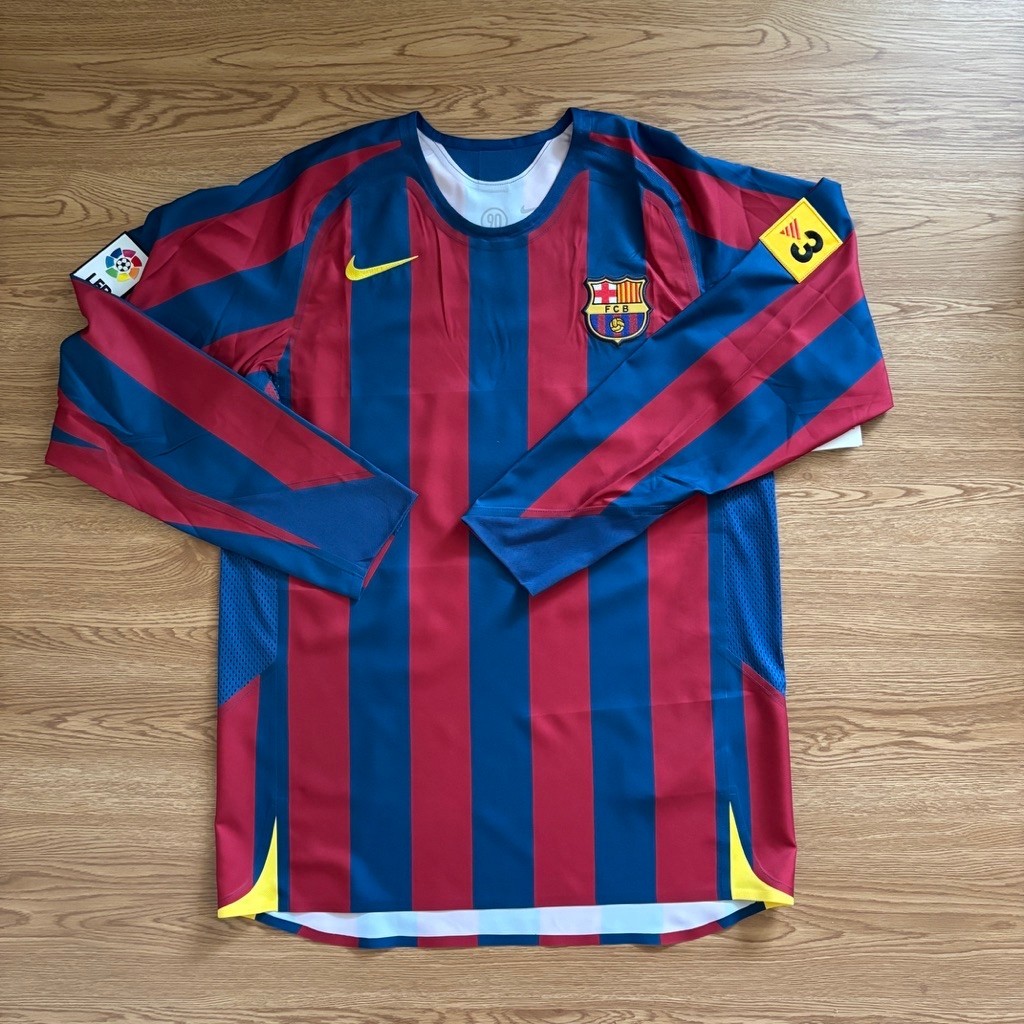 Jersey Original Barcelona 2005/2006 Reissue by Nike Lionel Messi Long Sleeve Player Issue BNWT