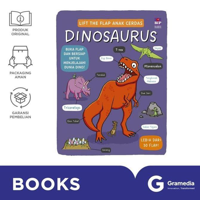 Lift the Flap Anak Cerdas: Dinosaurus ( Templar Publishing )