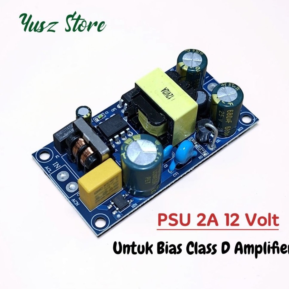 PSU 12v 3A Adaptor untuk bias class D 12 volt 2 Amper Power Supply Unit