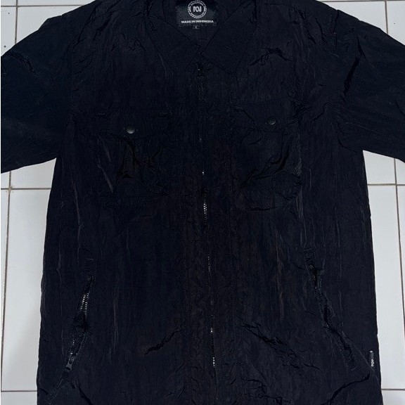 Troublemaker | overshirt jacket - Black