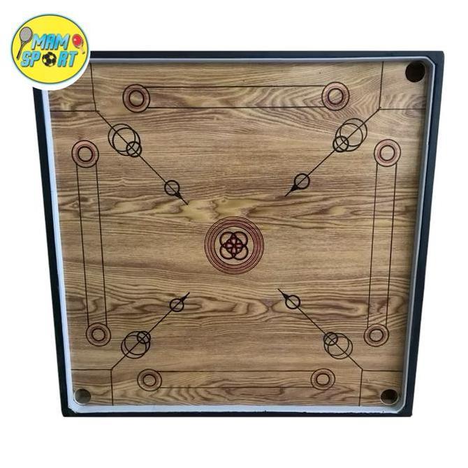 revaldiee4 - khusus gojek meja karambol sedang 75cm x 75cm free biji karambol