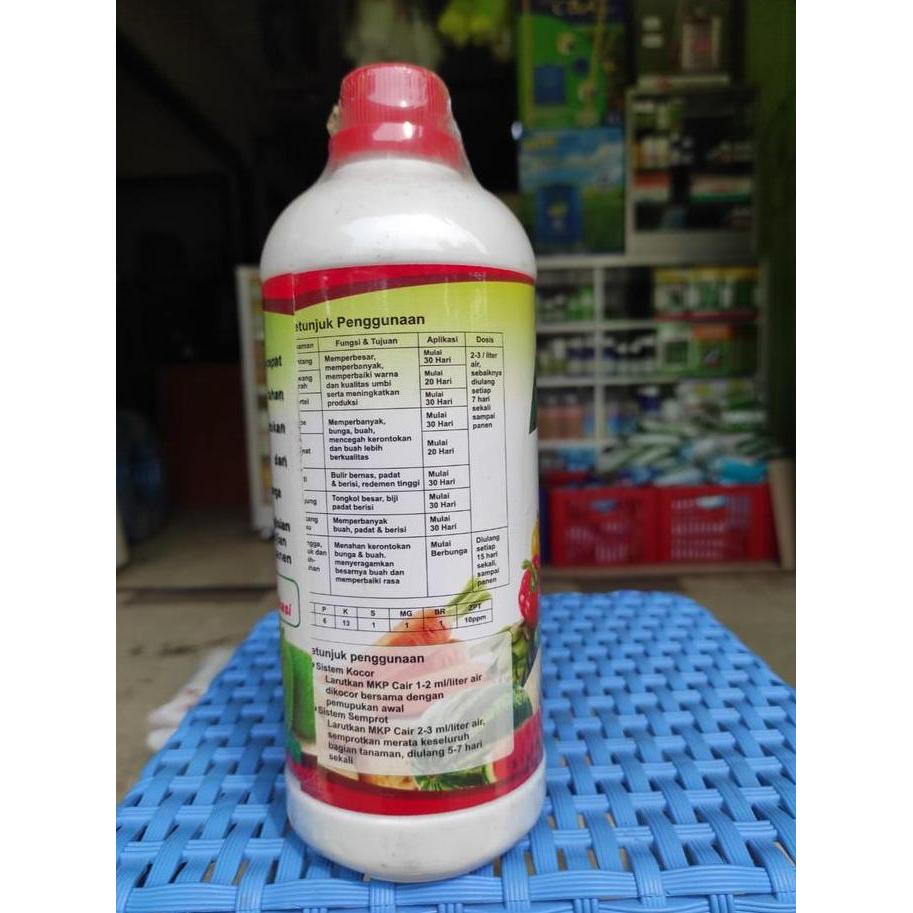 Mkp Cair 1 Liter Boster Bunga Dan Buah Mkp Elever Pemacu Bunga Buah Umbi Dan Biji