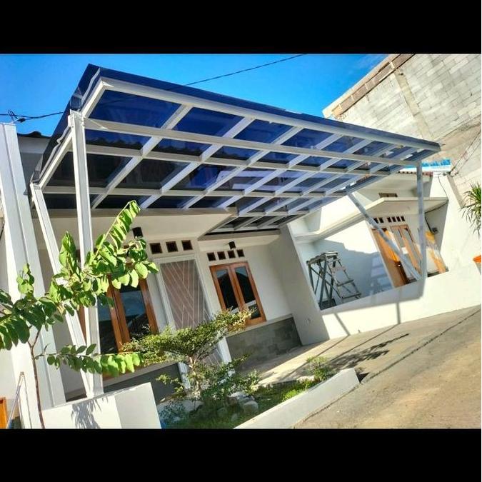 Fw5 Kanopi Baja Ringan Atap Solarflat 1,2Mm Terpasang