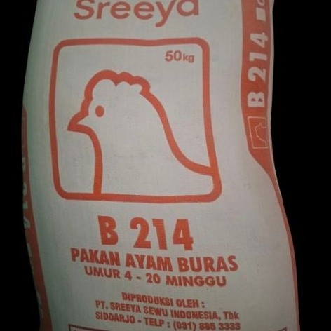 Sreeya B 214 pakan ayam buras 50kg