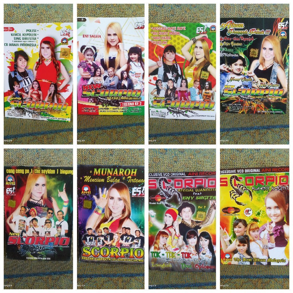 KASET VCD NEW SCORPIO 8 MACAM VOL 2 RANDOM