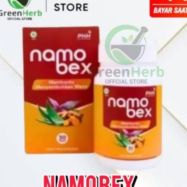 Namobex Kapsul Herbal Wasir 30 Kapsul - Membantu Mengatasi Wasir