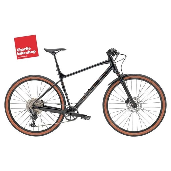 Sepeda MTB Hybrid Gravel Marin DSX FS 700c  Black Orange