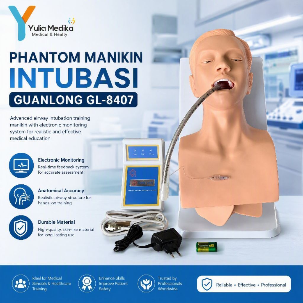 Phantom Manikin Intubasi Guanlong / Phantom Manikin Intubasi dewasa Gunlong