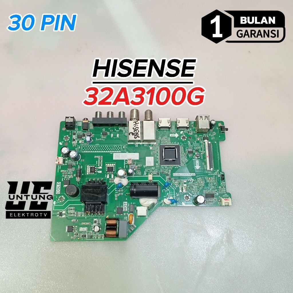 MAINBOARD TV HISENSE 32A3100G MOTHERBOARD-MB-MOBO-MODUL MESIN TV HISENSE 32A3100G