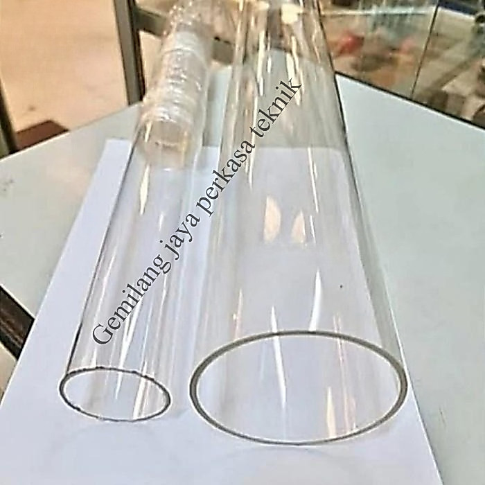 Pipa Akrilik Bening 4" Inch x 200cm Tebal 5mm
