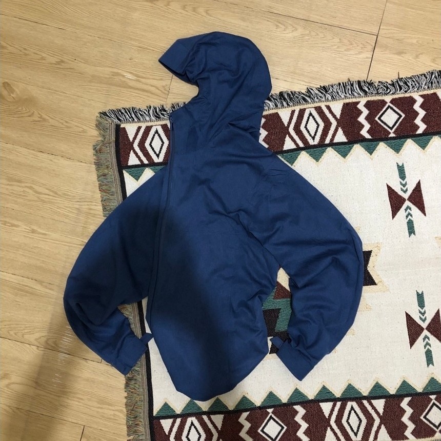 (HARGA NET / PAS) UNIQLO BLOCKTECH JAKET BLUE JEANS SIZE L-XL USED CONDITION / UNIQLO PARKA / UNIQLO