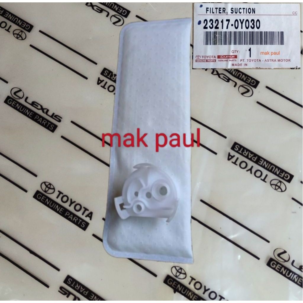 filter bensin fuel pump ETIOS Valco / liva SIENTA 2013 - 2018 ORIGINAL G3