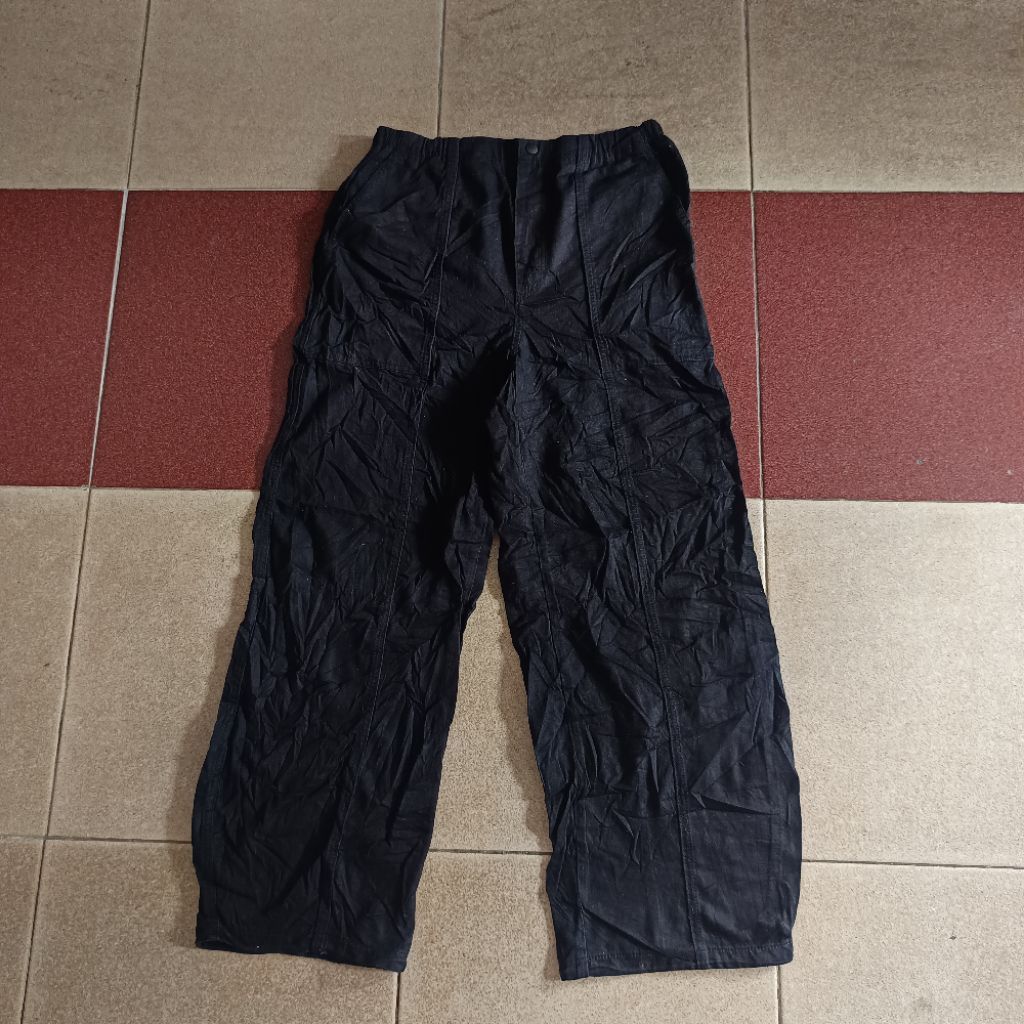 celana panjang fatigue GU hitam XL