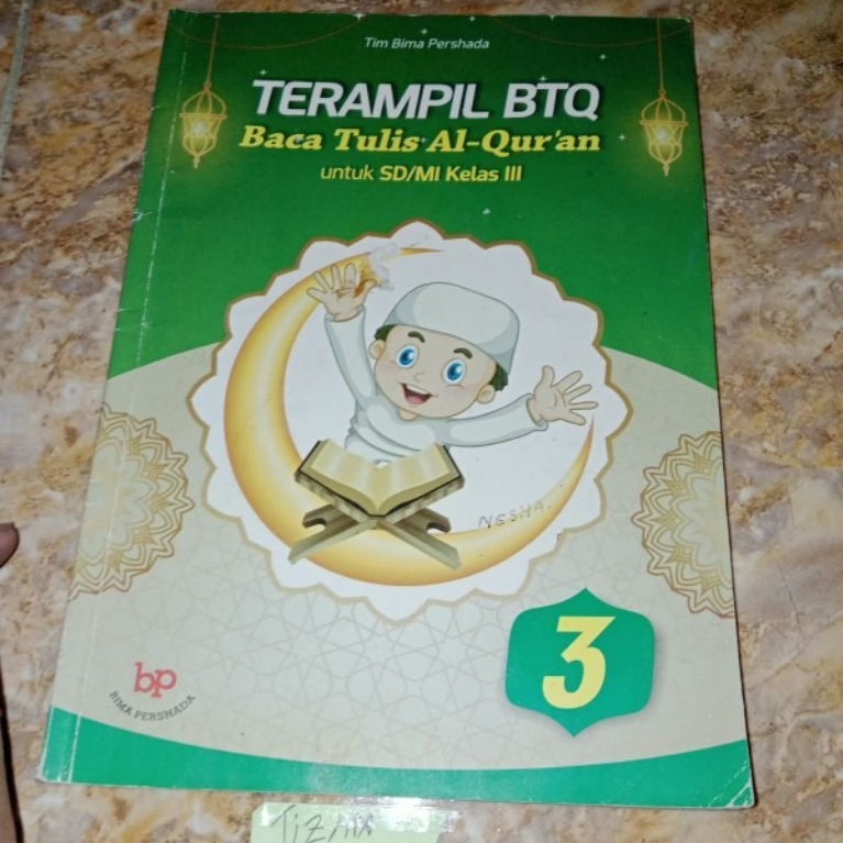 Buku TERAMPIL BTQ Baca Tulis Al-Qur'an untuk SD/MI Kelas III Tim Bima Persada