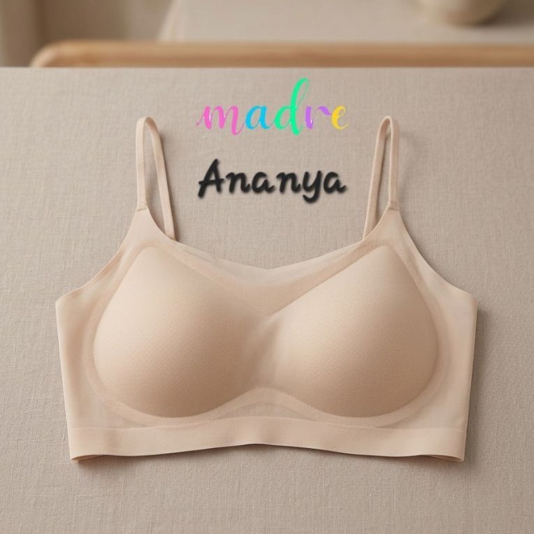 MADRE Ananya Seamless Bra Wireless BH Wanita Tanpa Kawat Push Up Premium