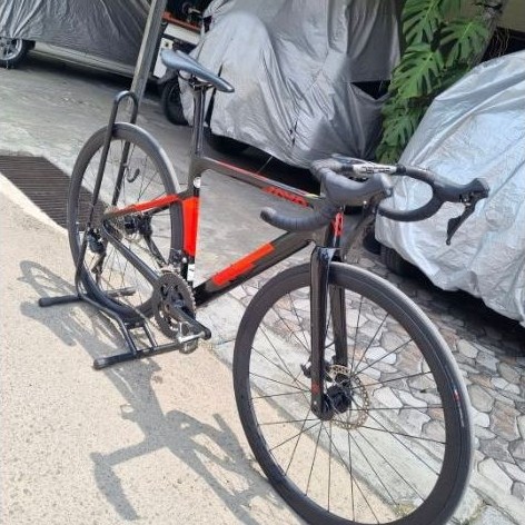 sepeda roadbike java vesuvio size 48 carbon clean look