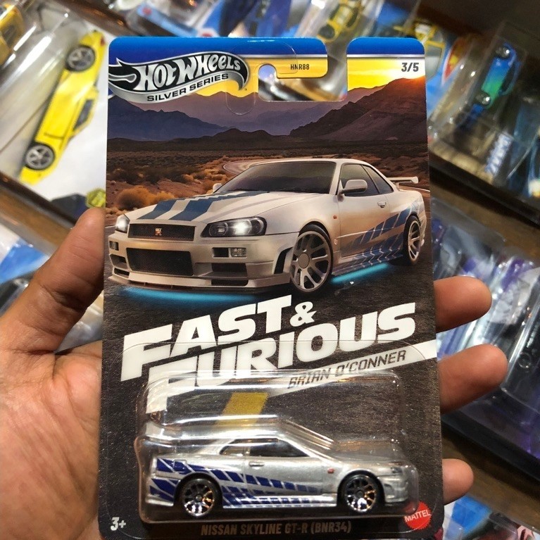Hotwheels Nissan Skyline R34 Fast & Furious Brian