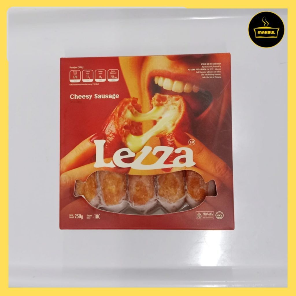Lezza Cheesy Sausage Sosis Lumer isi 5 250gr