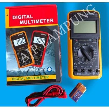Multimeter Digital + BONUS BATERAI MULTITESTER DIGITAL / Multimeter AvoMeter DT-9205A Winner DT-9205
