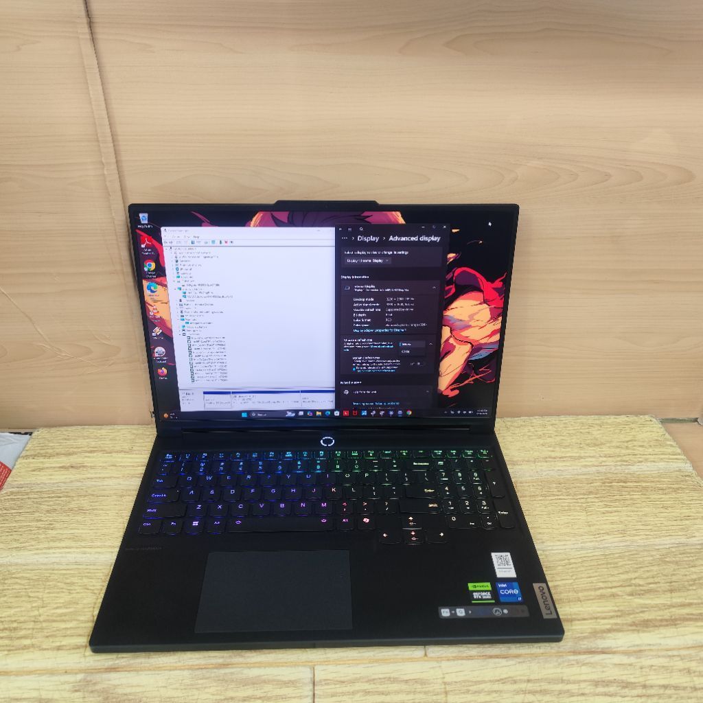 Laptop Second GM Lenovo Legion 7 16irx9 Core i7-14700hx Ram 16gb Ssd 1tb Rtx 4060 8GB Wqxga+