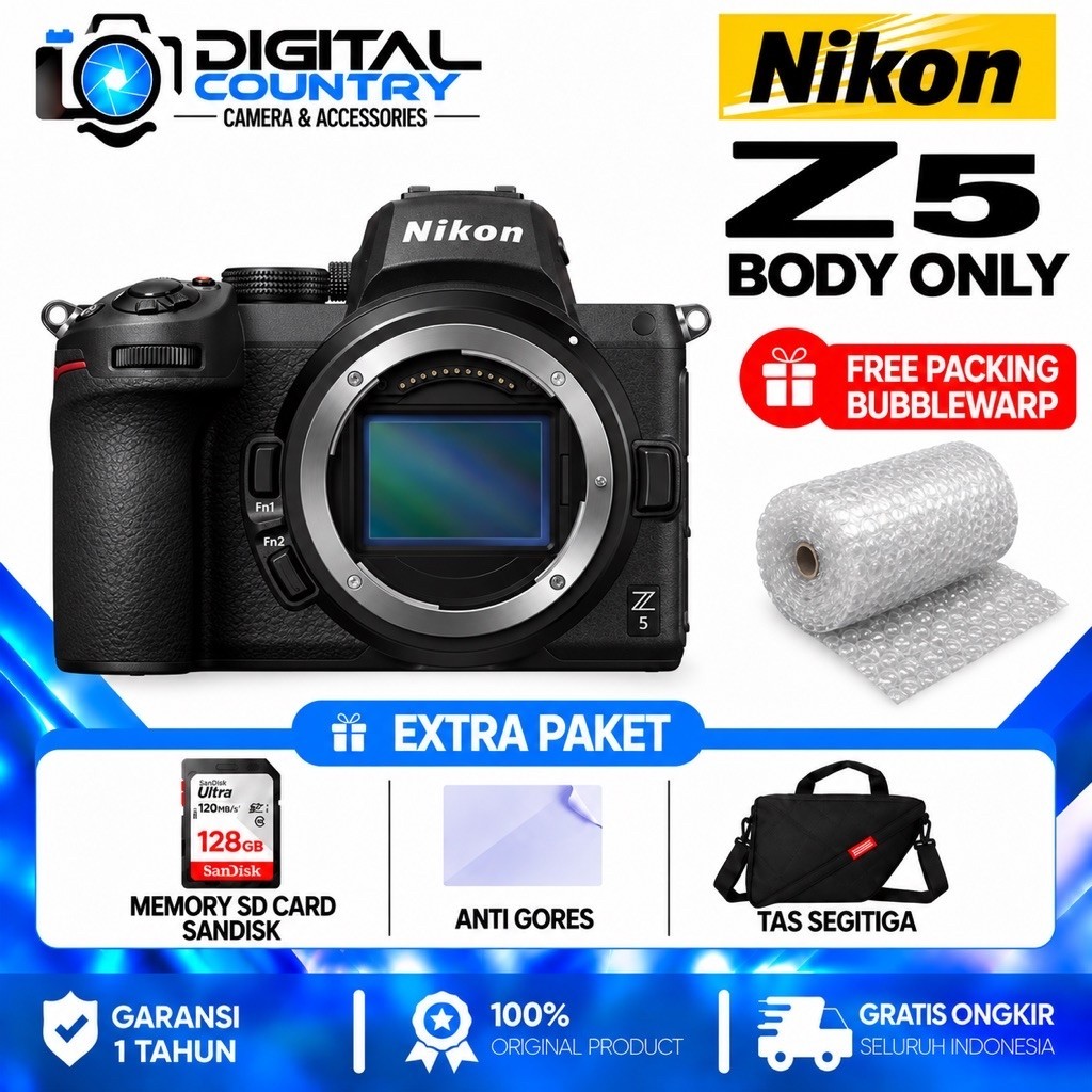 NIKON Z5 BODY ONLY MIRRORLESS CAMERA / NIKON Z5 BODY ONLY / NIKON Z5