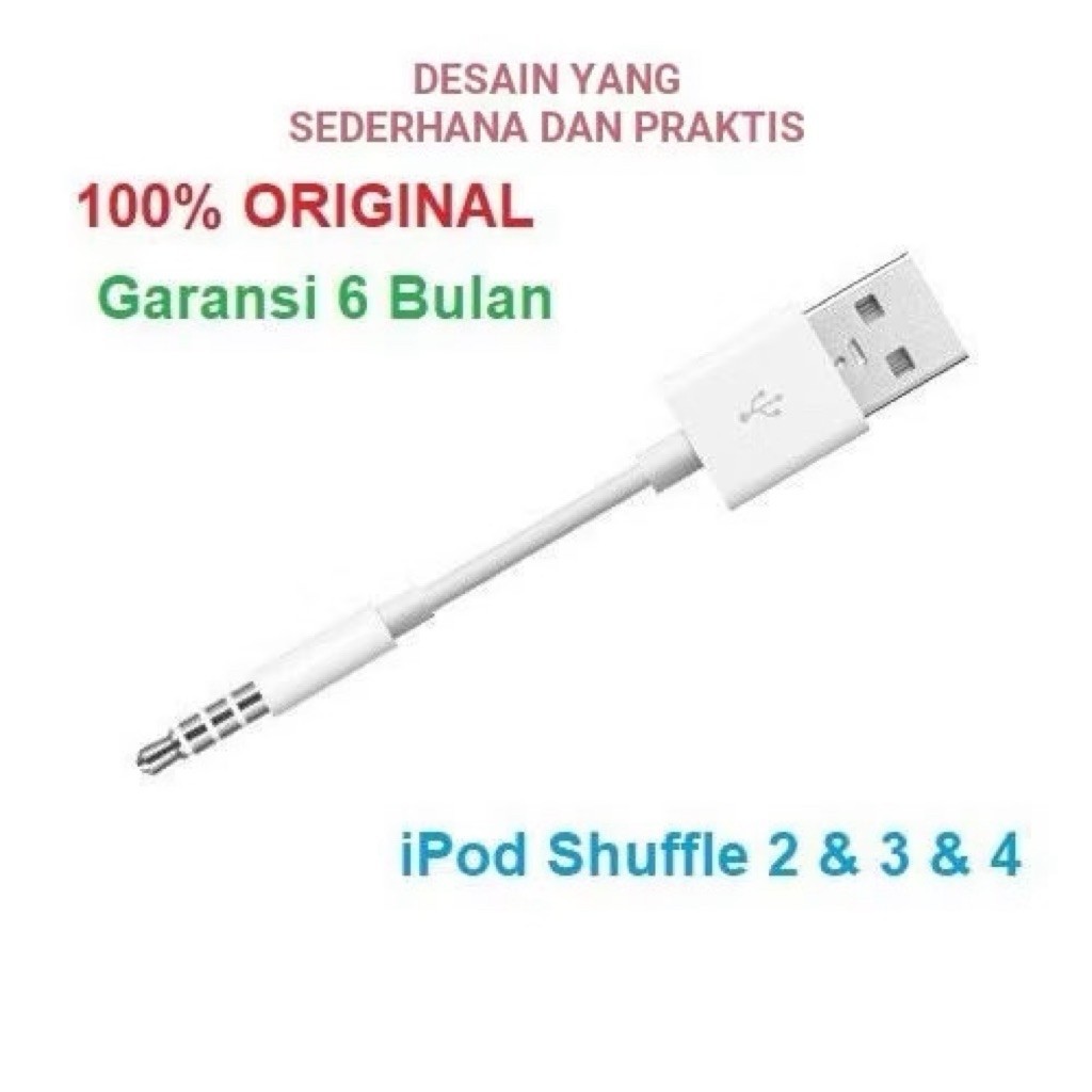 Cable Data Kabel Sync and  iPod Shuffle gen 1 2 3 Original