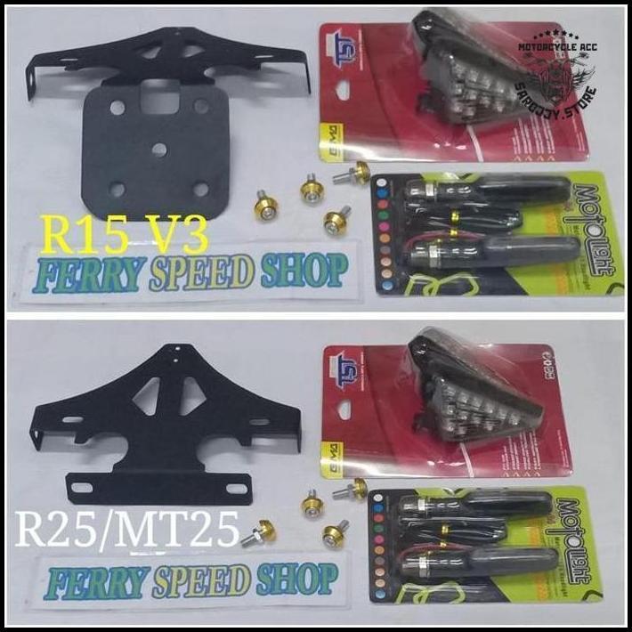 Paketan Sen Led Plus Tail Tidy R15 V3 V2 - New Cbr 150R - Gsx 150 Baru