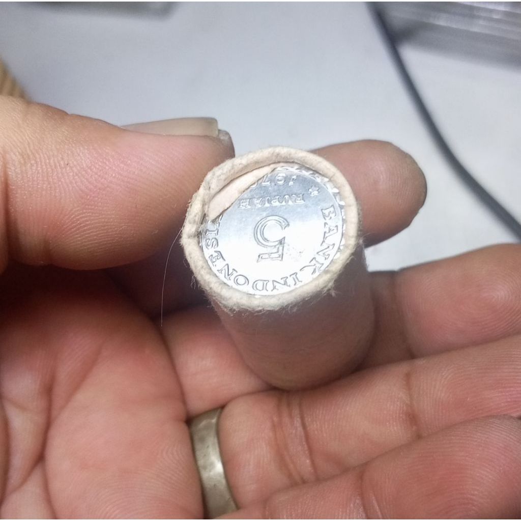 Koin Roll Rp 5 Tahun 1979 Asli Roll BI