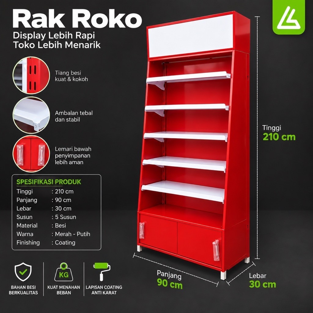 Rak Gondola Roko Display Minimarket