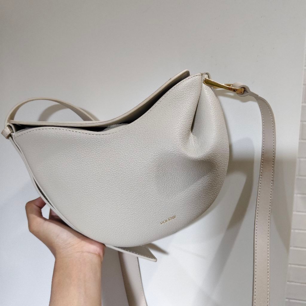 preloved polene tonca bag beige (boleh nego)