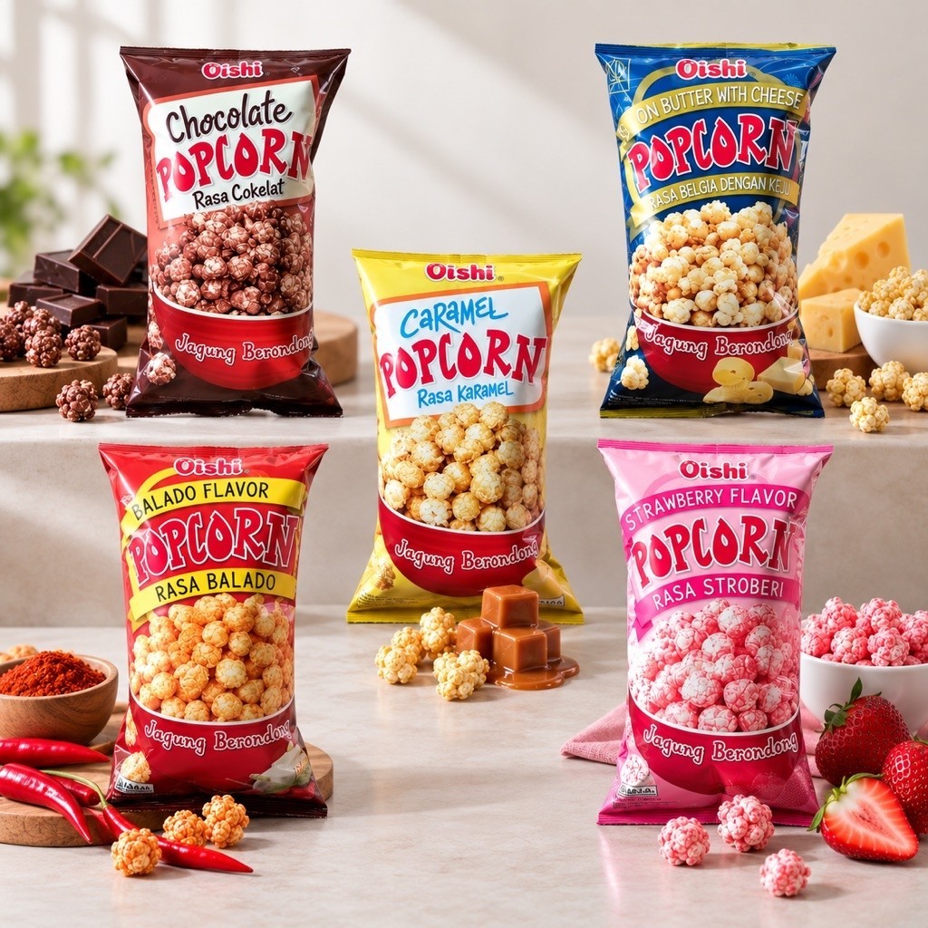 (1PCS) OISHI POPCORN 20GR